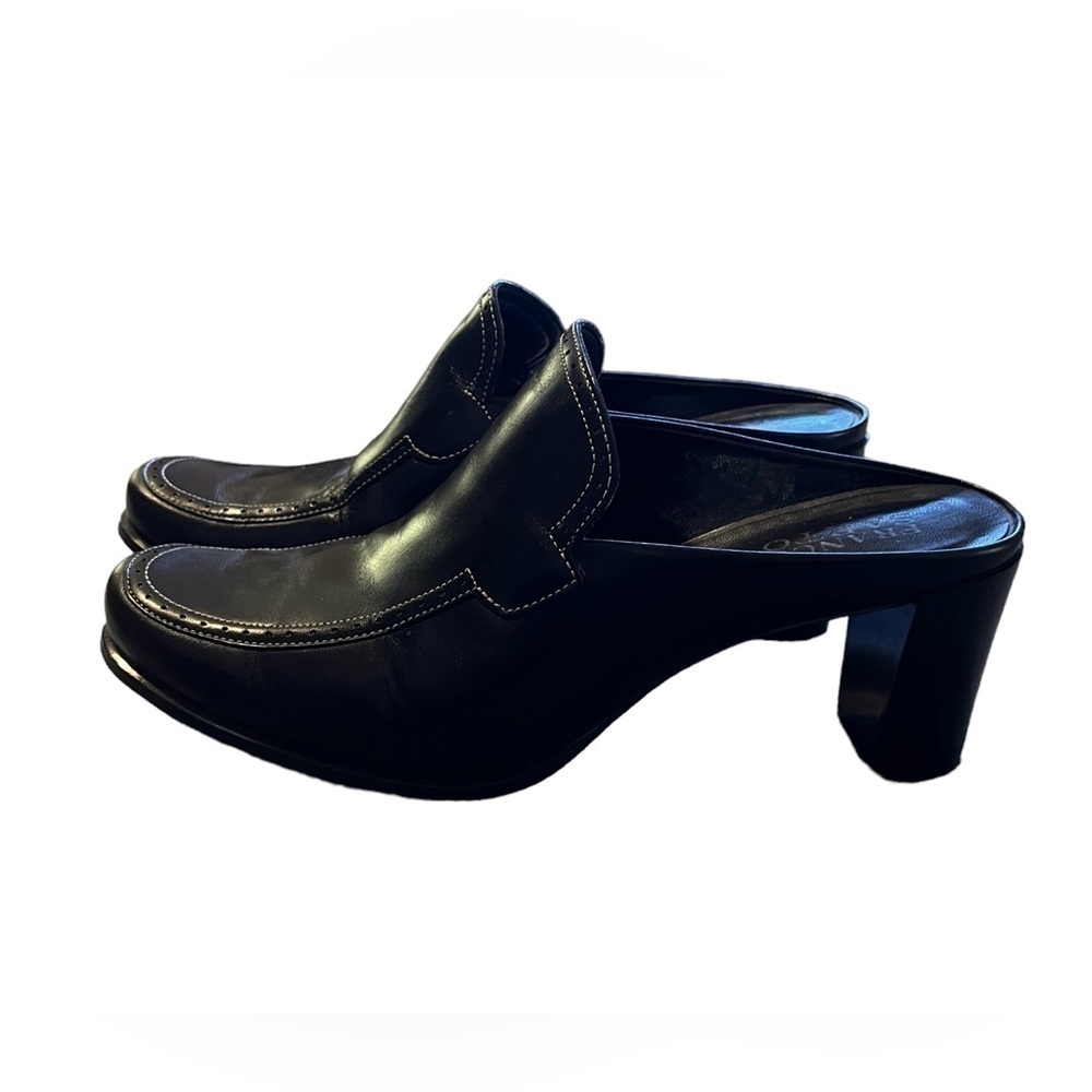Franco Sarto Women’s Heeled Leather Mules